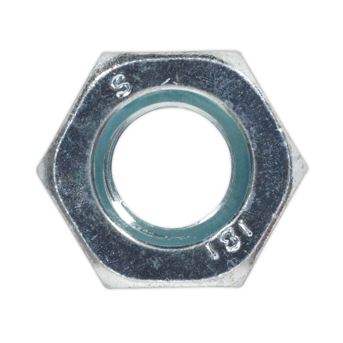 Zinc Plated Steel Nut M10, DIN 934 - Pack of 100 SN10