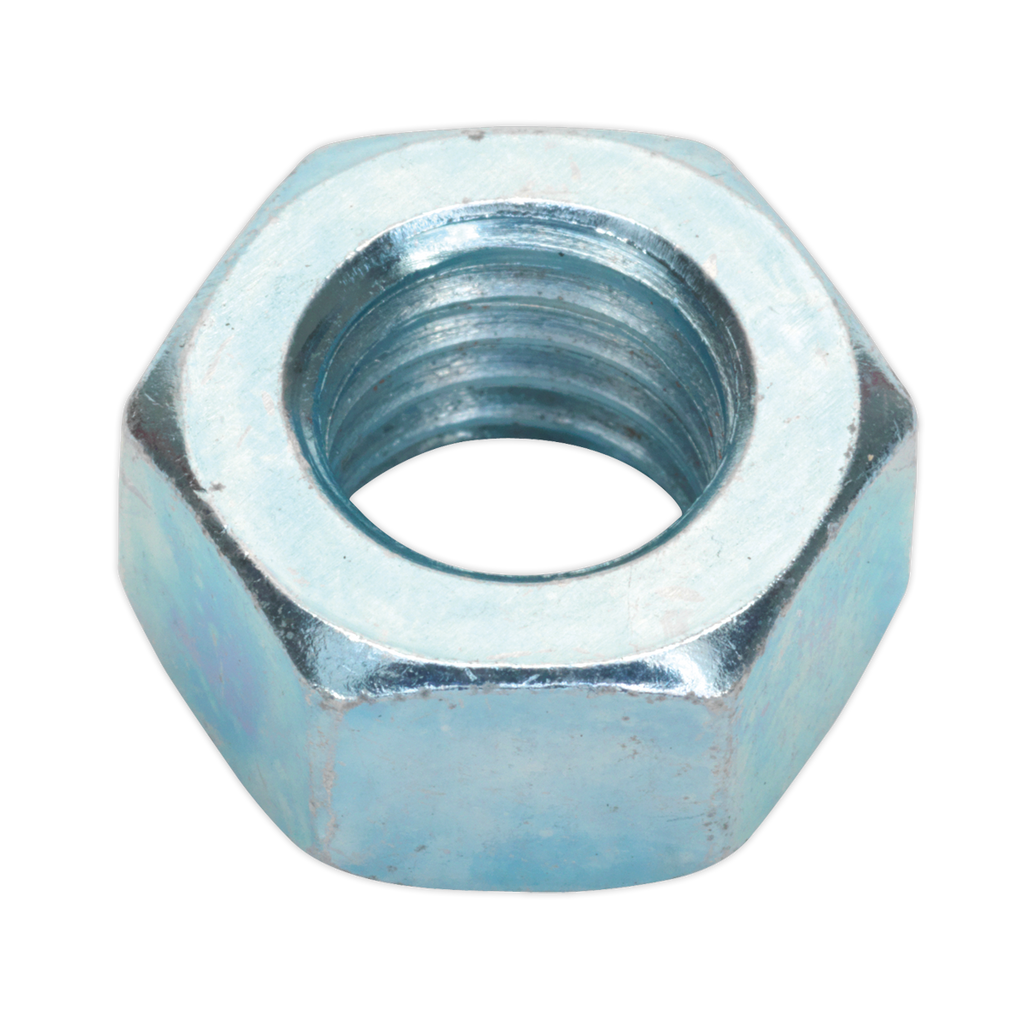 Zinc Plated Steel Nut M12, DIN 934 - Pack of 25 SN12