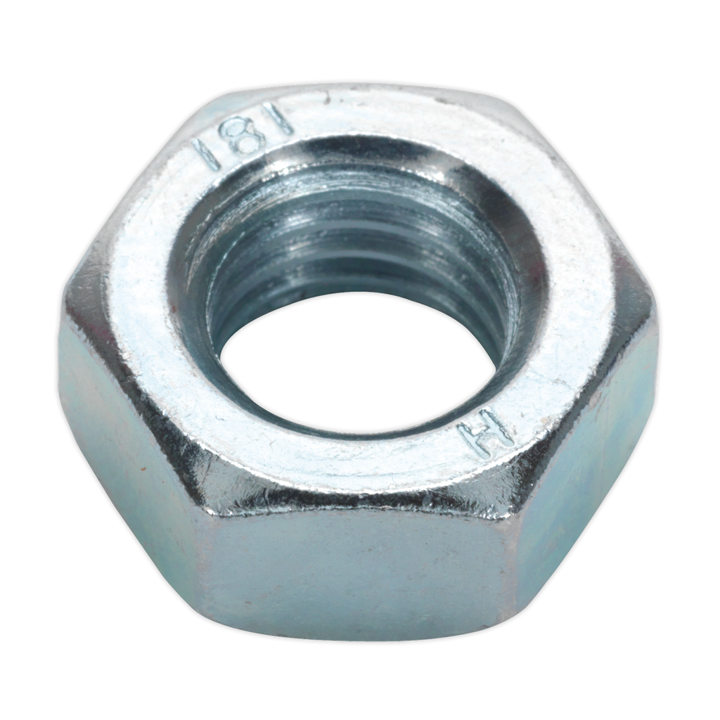 Zinc Plated Steel Nut M14, DIN 934 - Pack of 25 SN14