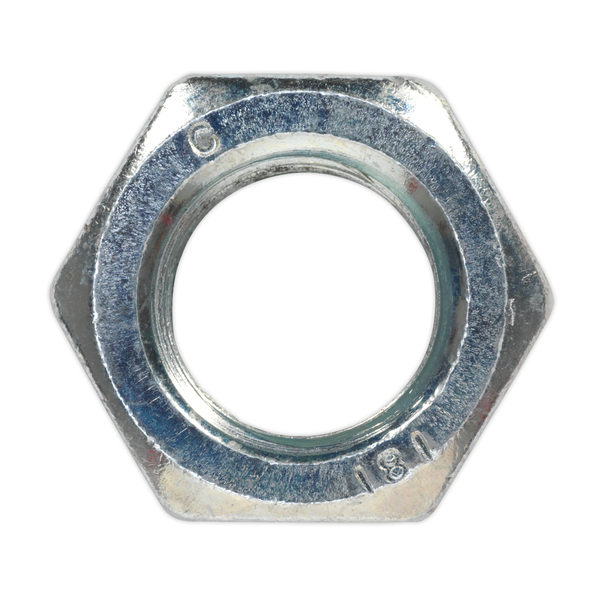 Zinc Plated Steel Nut M20, DIN 934 - Pack of 10 SN20