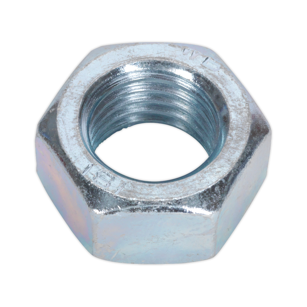 Zinc Plated Steel Nut M24, DIN 934 - Pack of 5 SN24