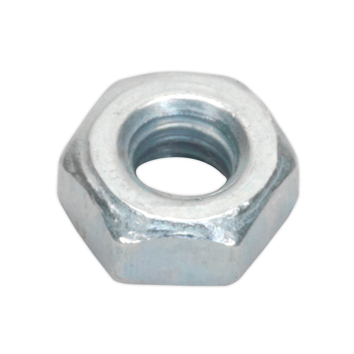 Zinc Plated Steel Nut M3, DIN 934 - Pack of 100 SN3