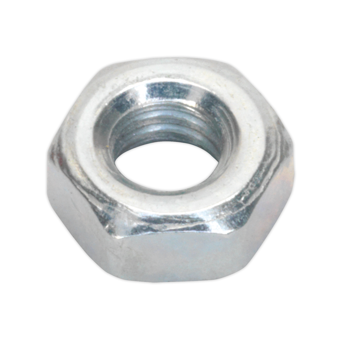 Zinc Plated Steel Nut M4, DIN 934 - Pack of 100 SN4