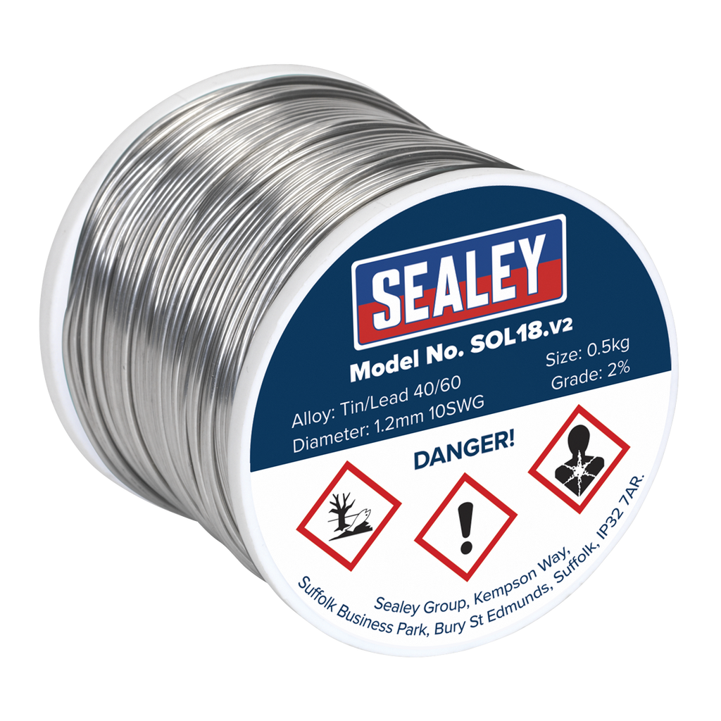 Quick Flow Solder Wire 1.2mm/18SWG 0.5kg Reel SOL18