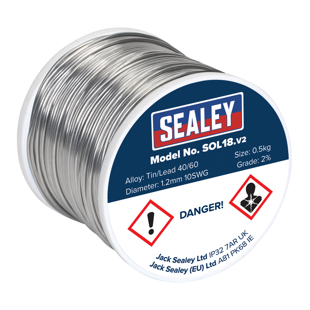 Quick Flow Solder Wire 1.2mm/18SWG 0.5kg Reel SOL18