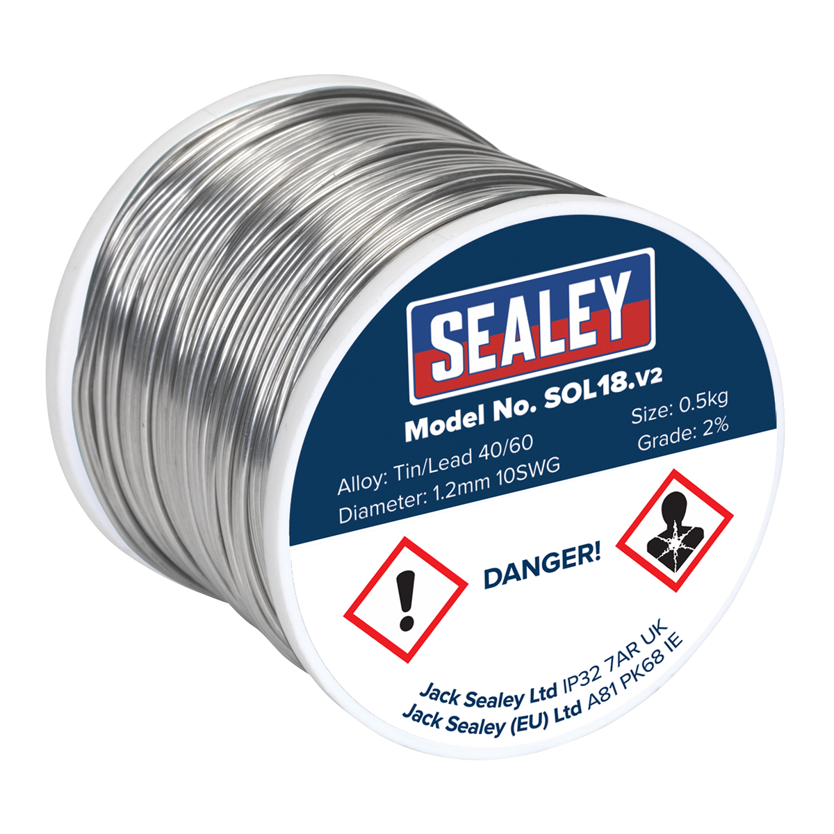 Quick Flow Solder Wire 1.2mm/18SWG 0.5kg Reel SOL18