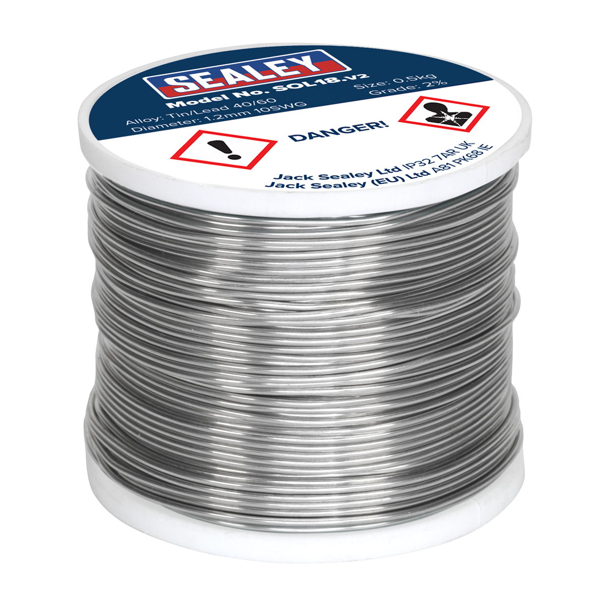 Quick Flow Solder Wire 1.2mm/18SWG 0.5kg Reel SOL18