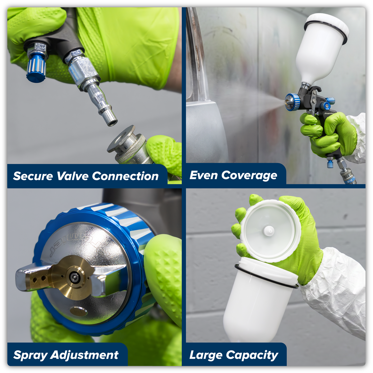 Professional SP Gravity Feed Spray Gun 1.4mm Set-Up SP01