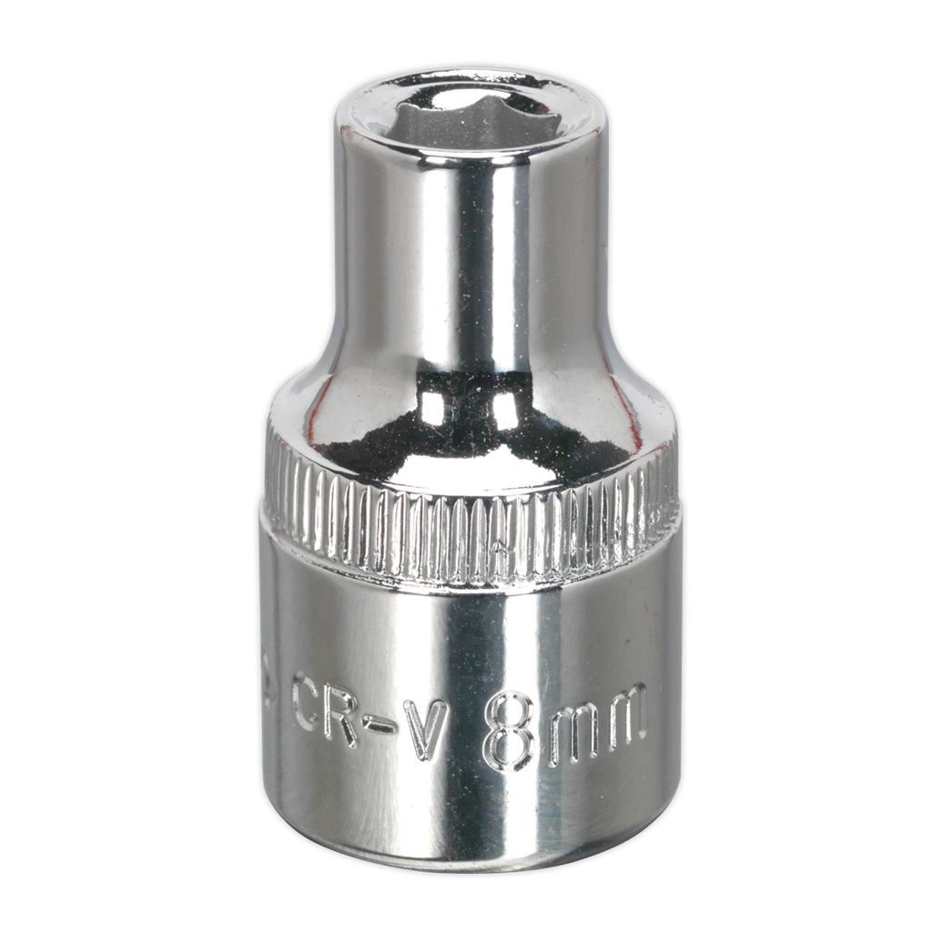 Fully Polished Socket 1/2"Sq Drive 8mm SP1208