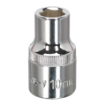 Fully Polished Socket 1/2"Sq Drive 10mm SP1210