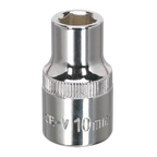 Fully Polished Socket 1/2"Sq Drive 10mm SP1210