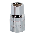 Fully Polished Socket 1/2"Sq Drive 12mm SP1212