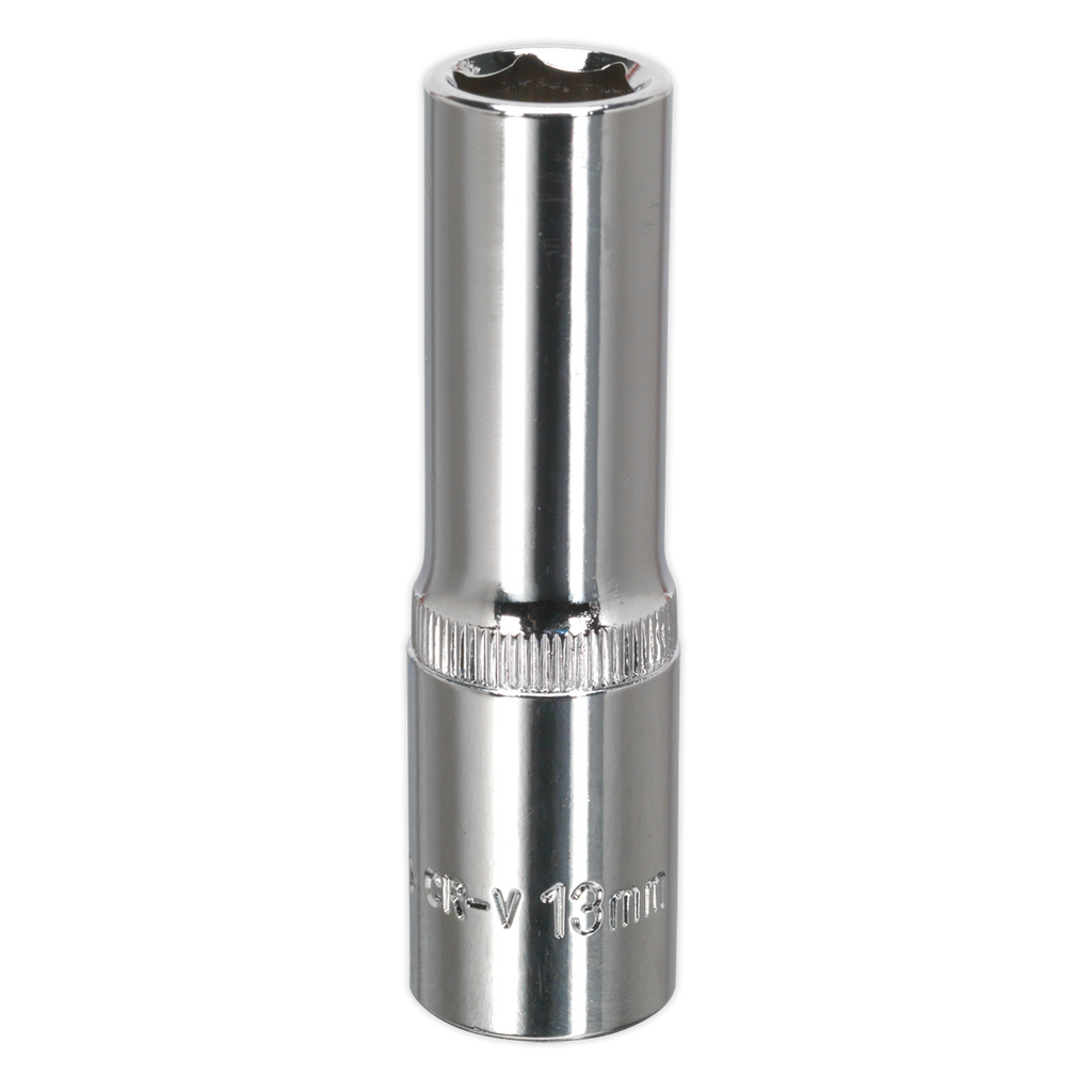 Fully Polished Deep Socket 1/2"Sq Drive 13mm SP1213D