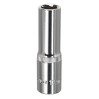 Fully Polished Deep Socket 1/2"Sq Drive 13mm SP1213D