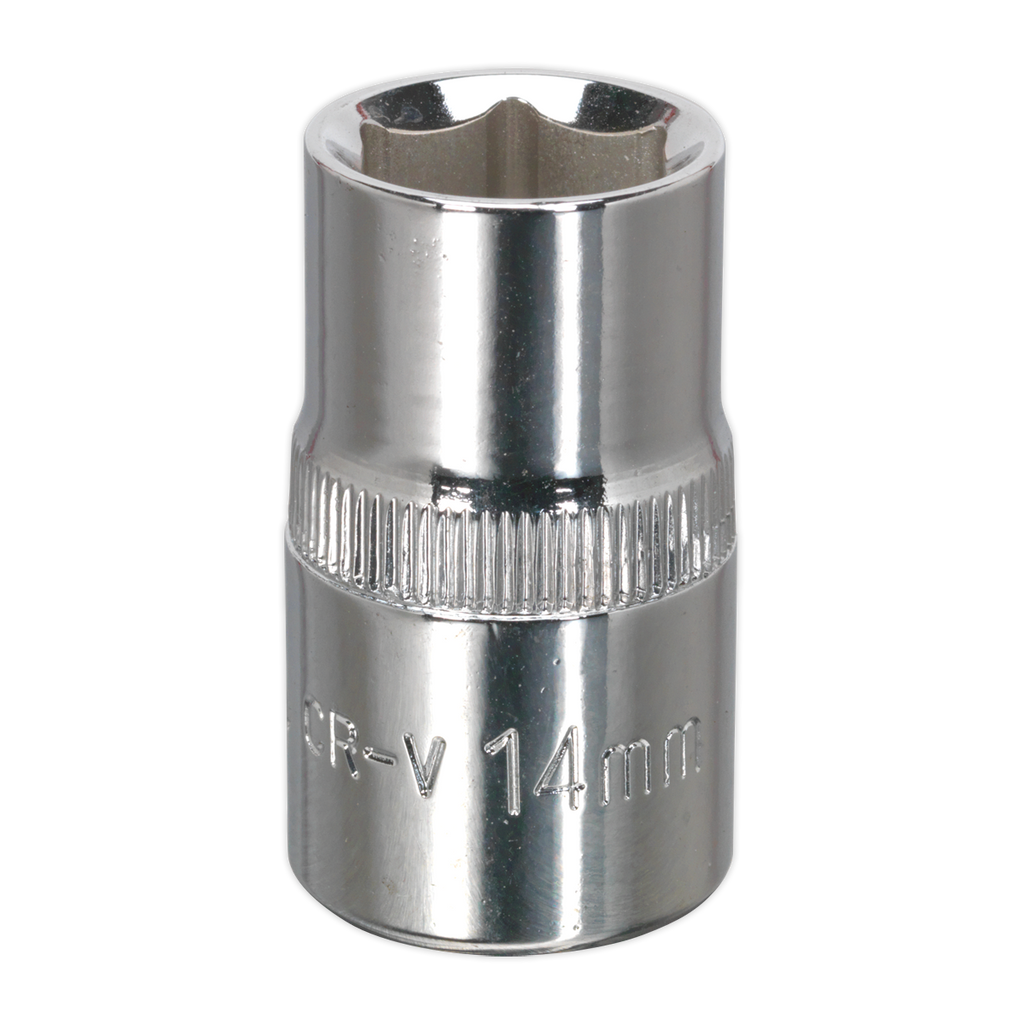 Fully Polished Socket 1/2"Sq Drive 14mm SP1214