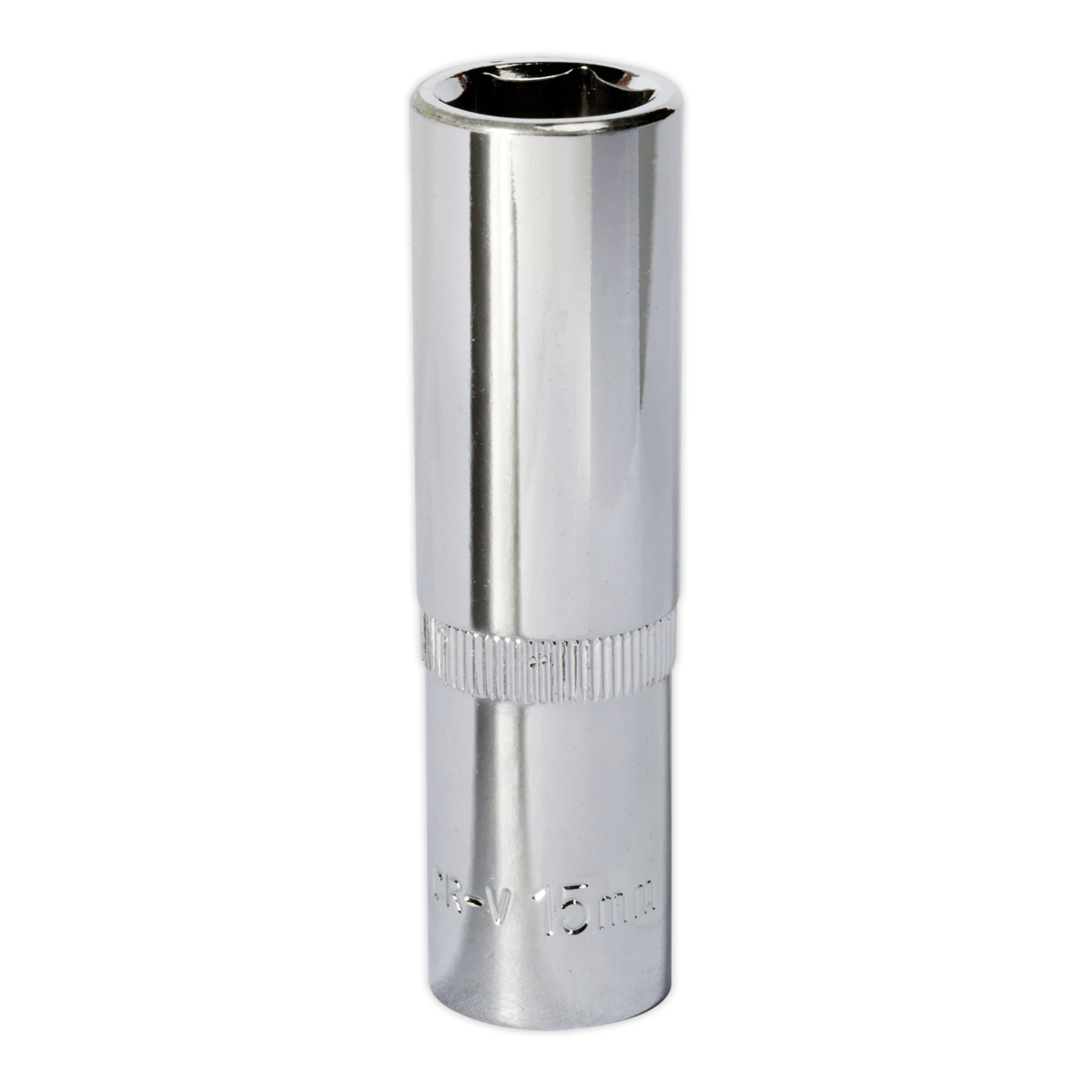 Fully Polished Deep Socket 1/2"Sq Drive 15mm SP1215D