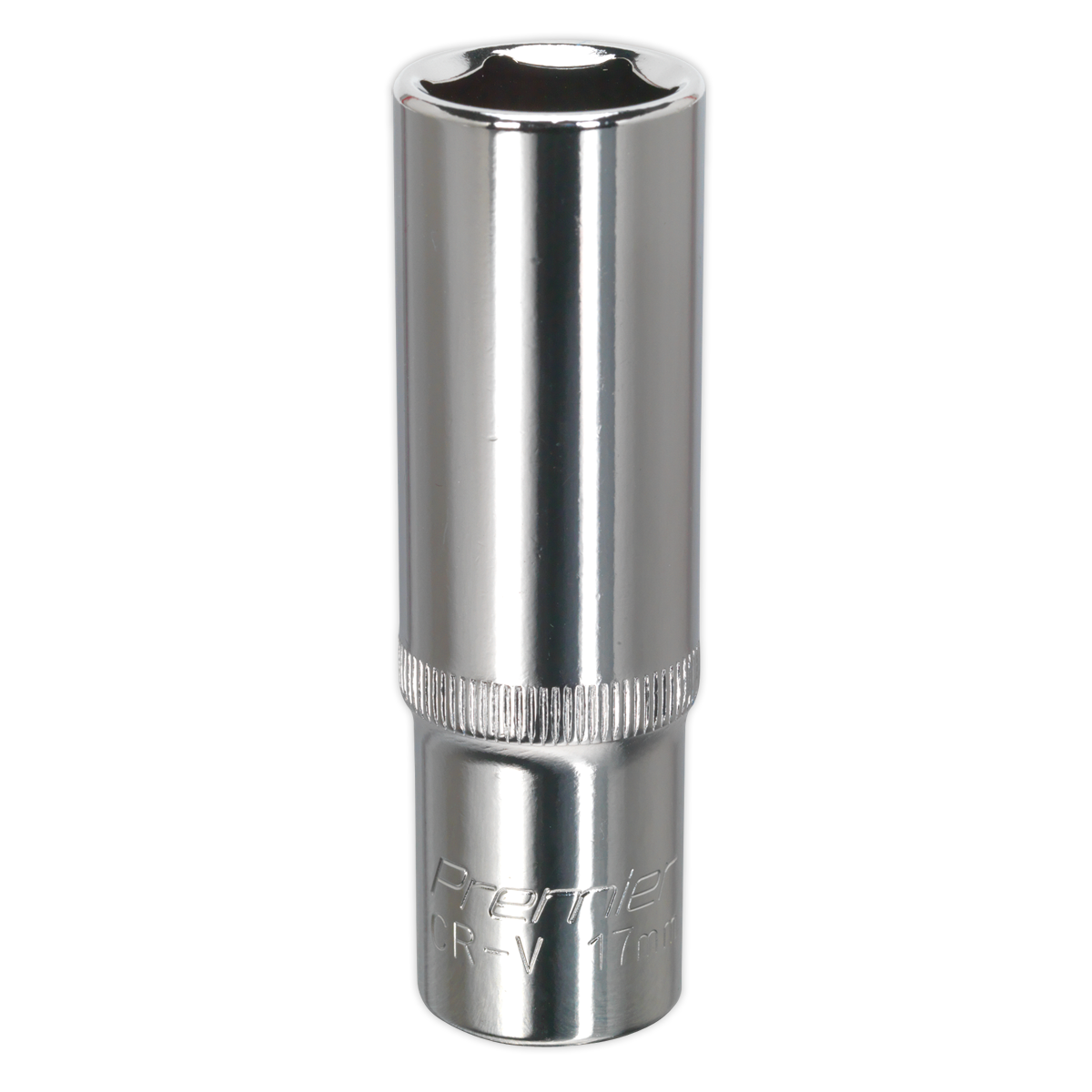 Fully Polished Deep Socket 1/2"Sq Drive 17mm SP1217D
