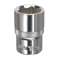 Fully Polished Socket 1/2"Sq Drive 18mm SP1218