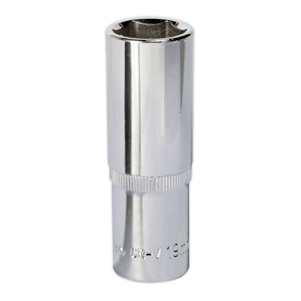 Fully Polished Deep Socket 1/2"Sq Drive 19mm SP1219D