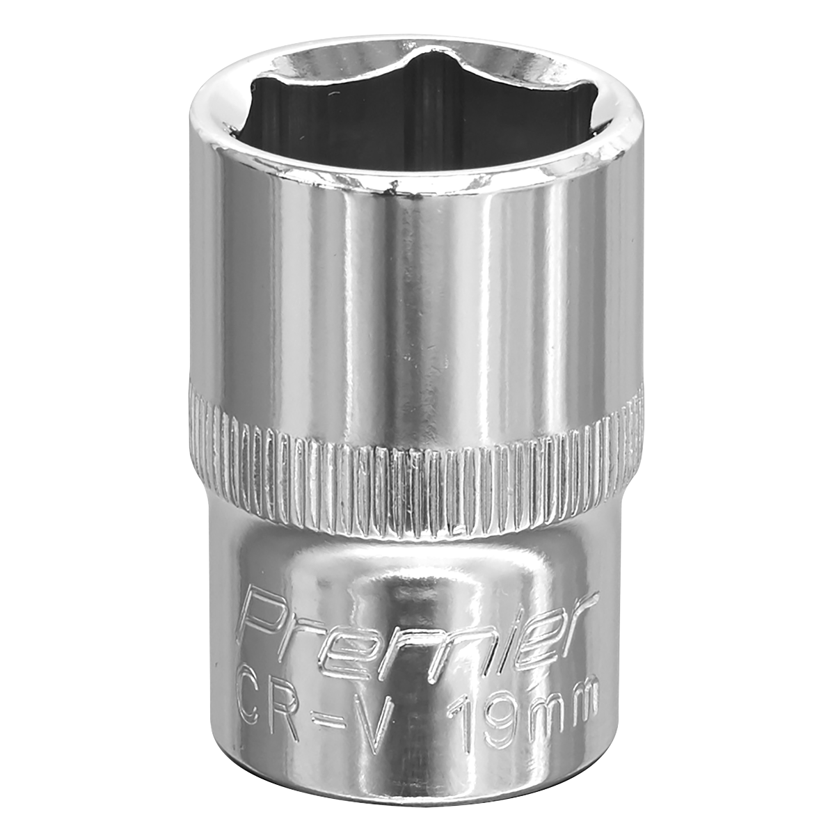 Fully Polished Socket 1/2"Sq Drive 19mm SP1219