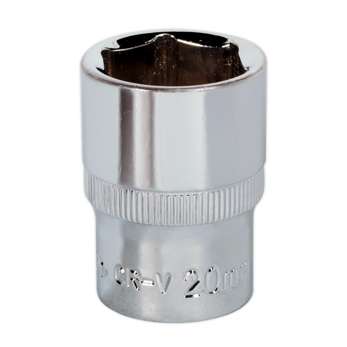 Fully Polished Socket 1/2"Sq Drive 20mm SP1220