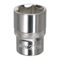 Fully Polished Socket 1/2"Sq Drive 21mm SP1221