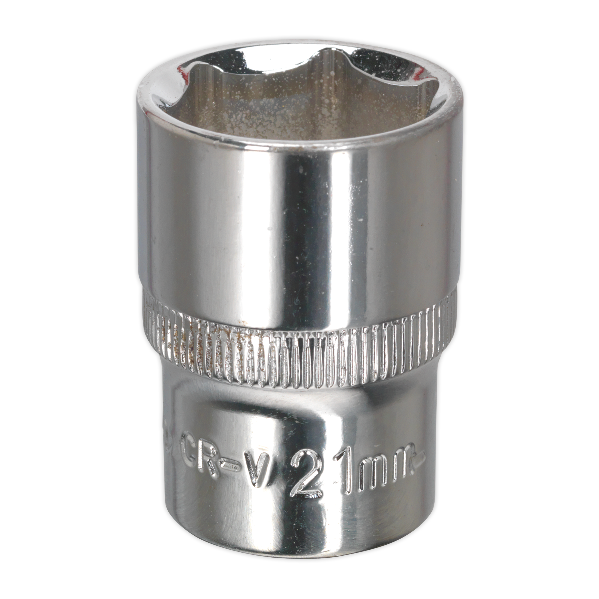 Fully Polished Socket 1/2"Sq Drive 21mm SP1221