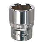 Fully Polished Socket 1/2"Sq Drive 22mm SP1222