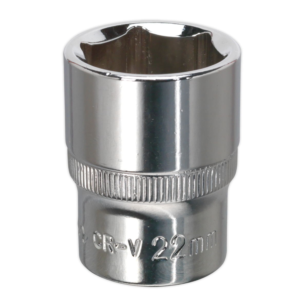 Fully Polished Socket 1/2"Sq Drive 22mm SP1222