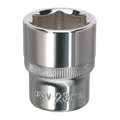 Fully Polished Socket 1/2"Sq Drive 23mm SP1223