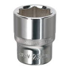 Fully Polished Socket 1/2"Sq Drive 23mm SP1223