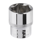 Fully Polished Socket 1/2"Sq Drive 24mm SP1224