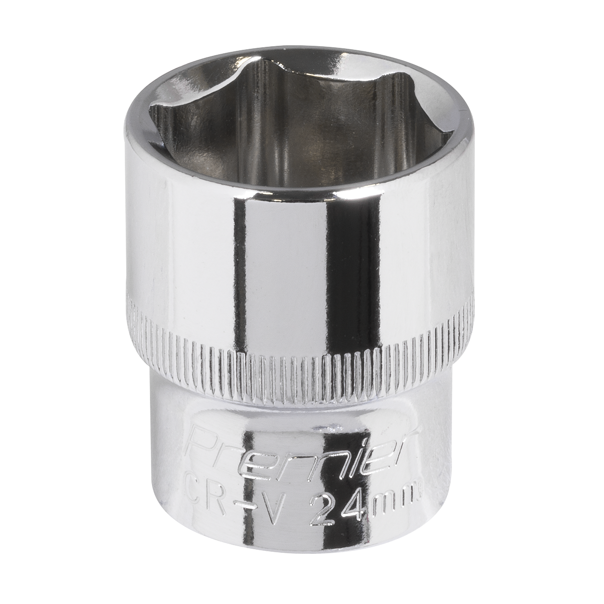 Fully Polished Socket 1/2"Sq Drive 24mm SP1224