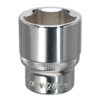Fully Polished Socket 1/2"Sq Drive 26mm SP1226