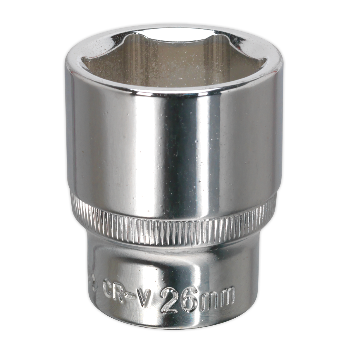 Fully Polished Socket 1/2"Sq Drive 26mm SP1226