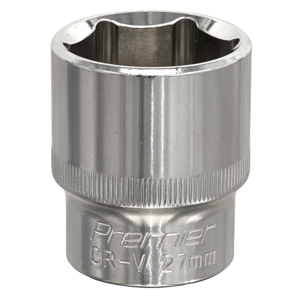 Fully Polished Socket 1/2"Sq Drive 27mm SP1227