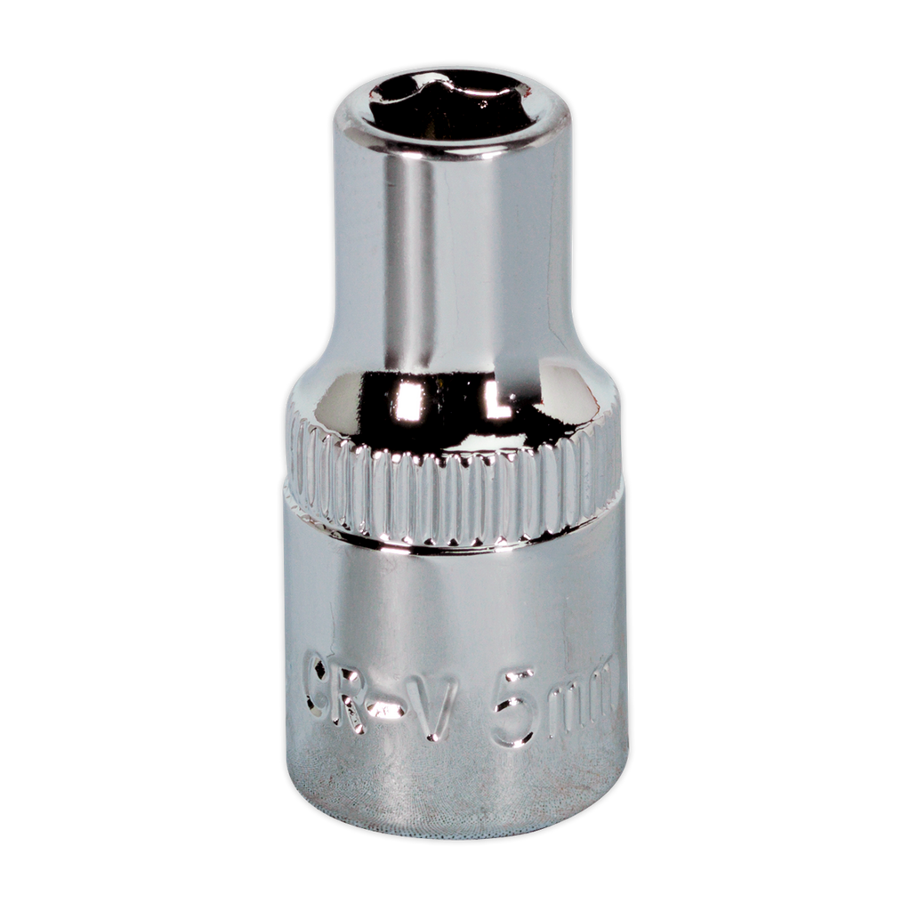 Fully Polished Socket 1/4"Sq Drive 5mm SP1405