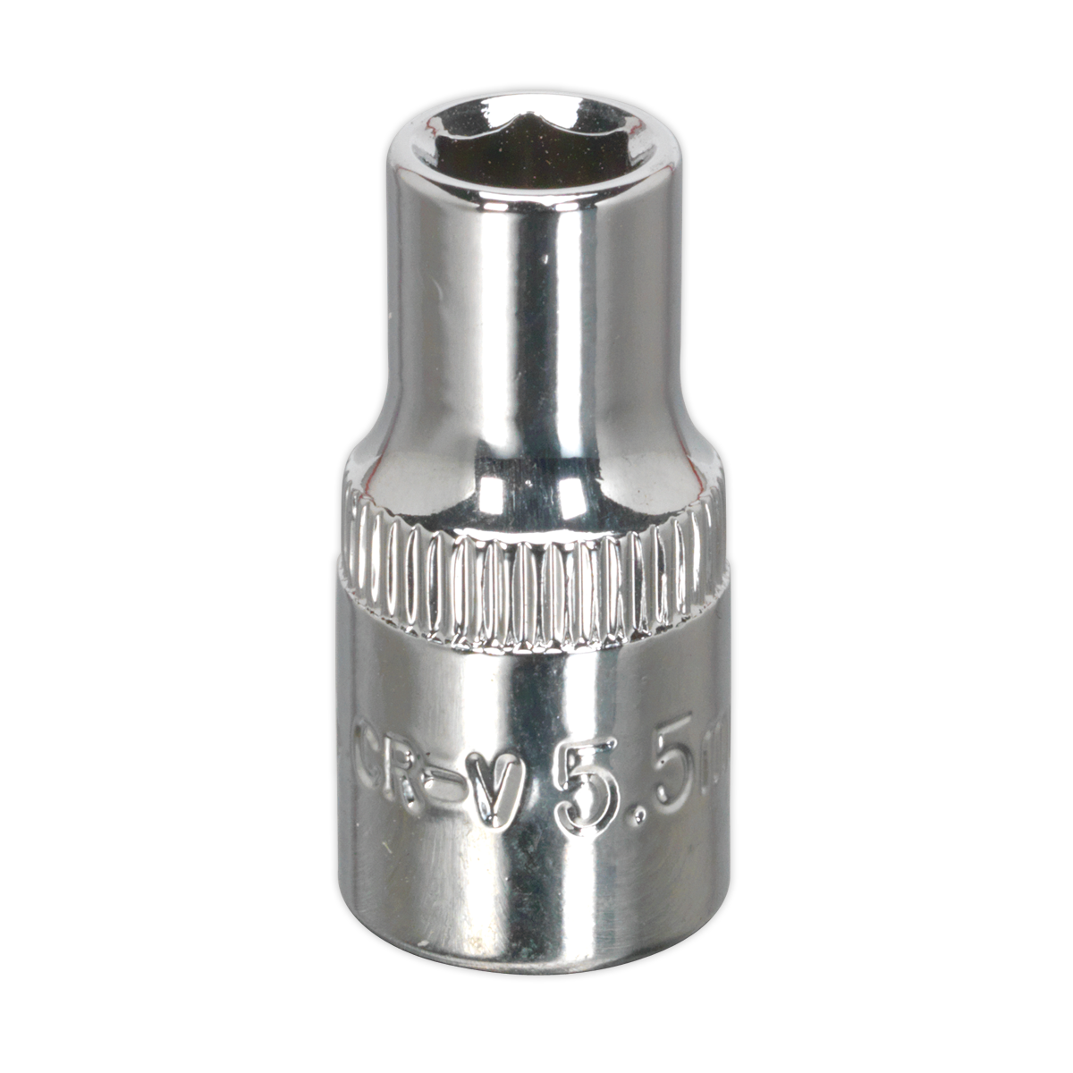 Fully Polished Socket 1/4"Sq Drive 5.5mm SP14055