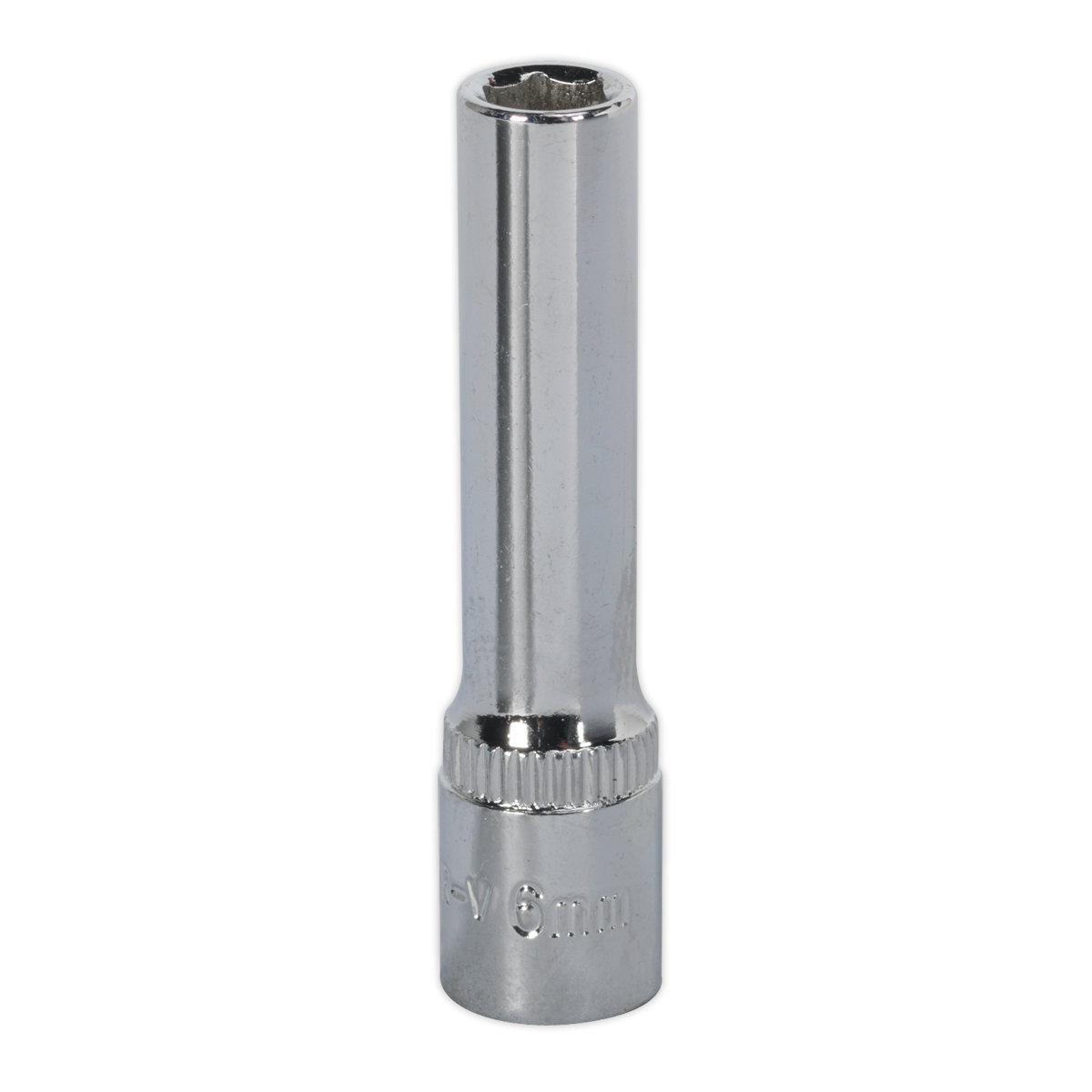 Fully Polished Deep Socket 1/4"Sq Drive 6mm SP1406D
