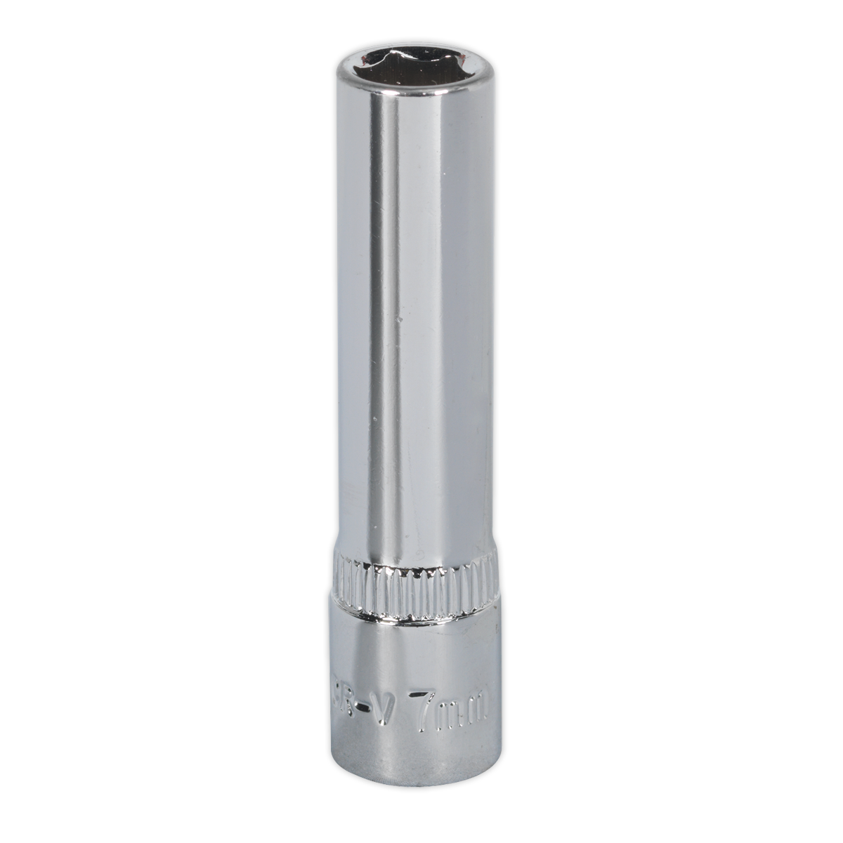 Fully Polished Deep Socket 1/4"Sq Drive 7mm SP1407D