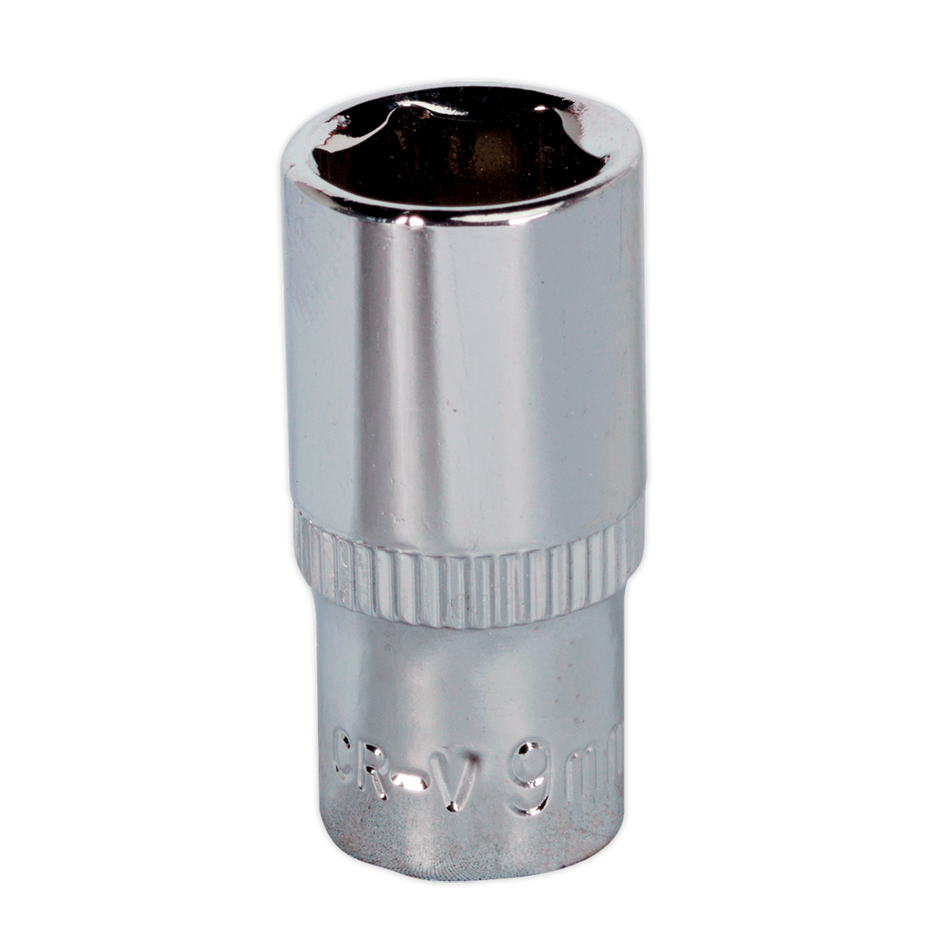 Fully Polished Socket 1/4"Sq Drive 9mm SP1409