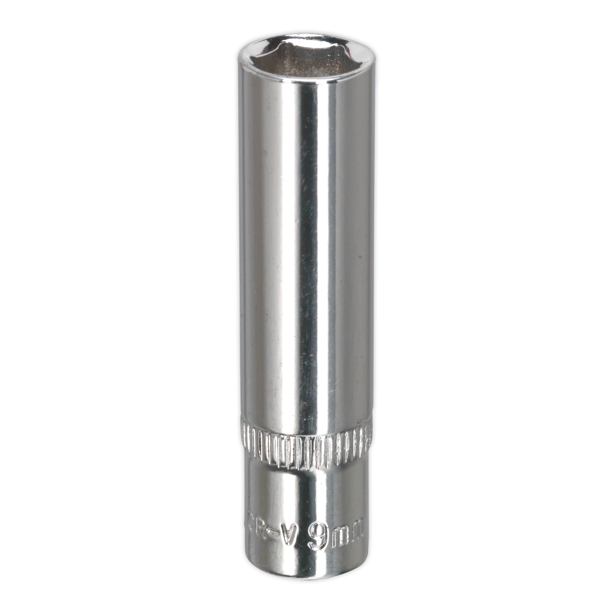 Fully Polished Deep Socket 1/4"Sq Drive 9mm SP1409D
