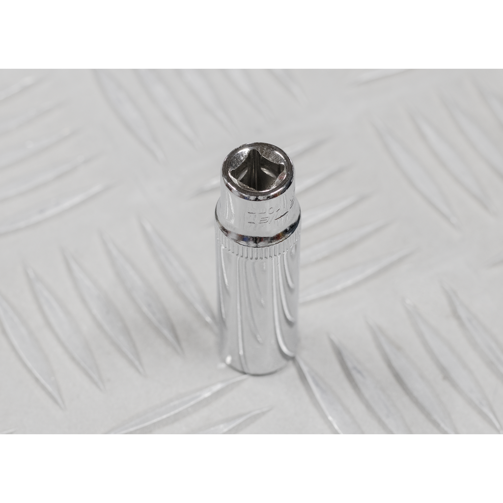 Fully Polished Deep Socket 1/4"Sq Drive 10mm SP1410D