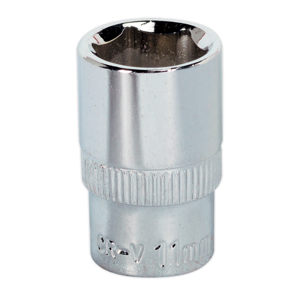 Fully Polished Socket 1/4"Sq Drive 11mm SP1411