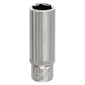 Fully Polished Deep Socket 1/4"Sq Drive 12mm SP1412D