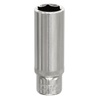 Fully Polished Deep Socket 1/4"Sq Drive 12mm SP1412D