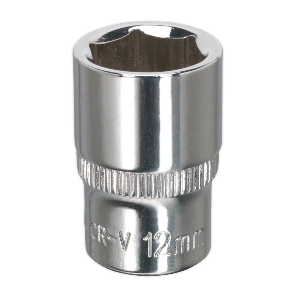 Fully Polished Socket 1/4"Sq Drive 12mm SP1412