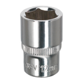 Fully Polished Socket 1/4"Sq Drive 12mm SP1412