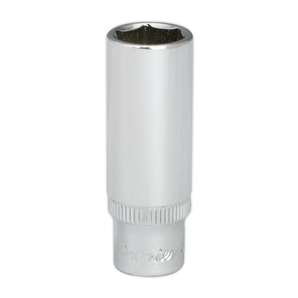 Fully Polished Deep Socket 1/4"Sq Drive 13mm SP1413D