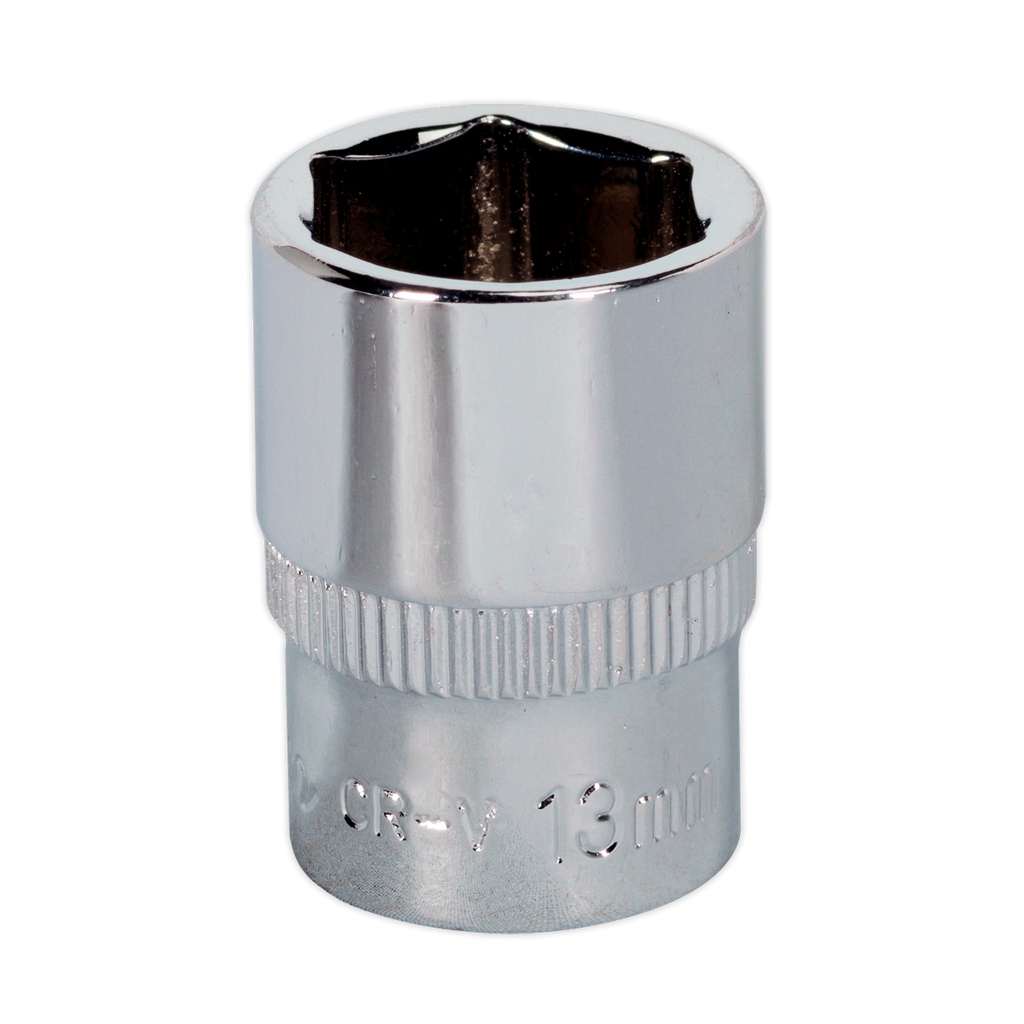 Fully Polished Socket 1/4"Sq Drive 13mm SP1413